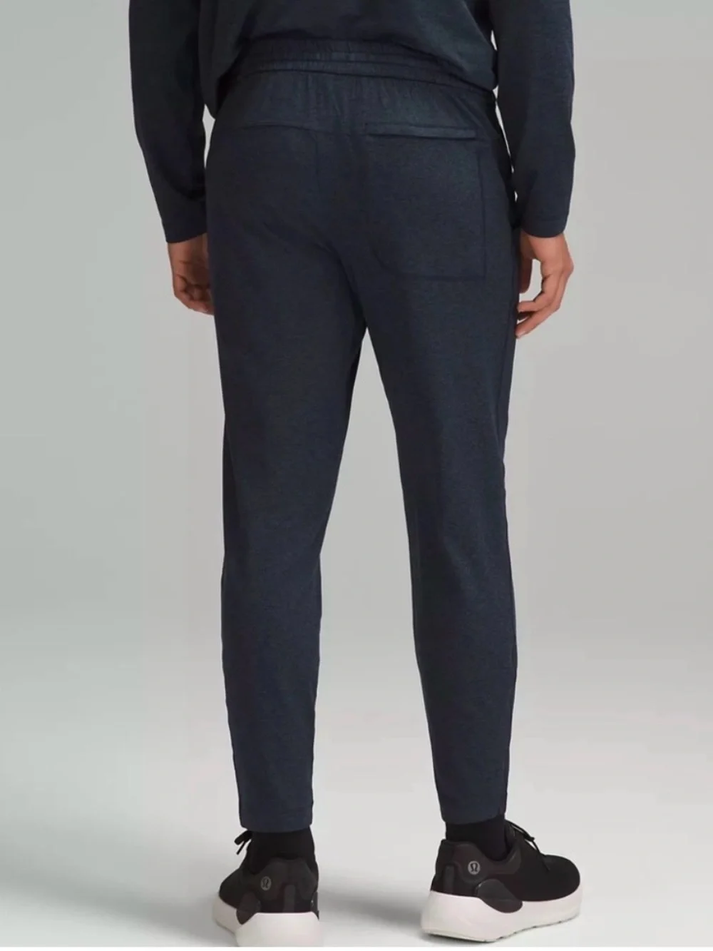 NWOT Lululemon Soft Jersey Tapered Pant Men’s Medium Heathered Classic True Navy